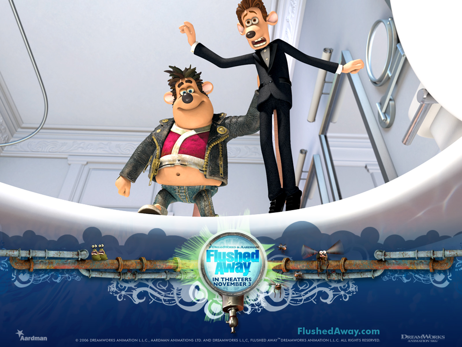 myOnFlushed Away